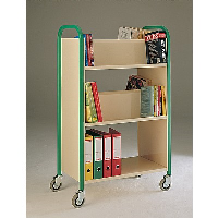 Book Trolleys - 3 Tier Double Sided