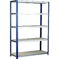 Heavy Duty Shelving with 5 Shelves