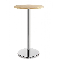 Tall Chrome Leg Bistro Table - 24 Hour Delivery