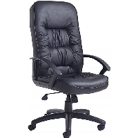 King Managers High Back Leather Chair - 24 Hour Delivery