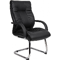 Derby Leather Executive Visitors Chair - 24 Hour Delivery