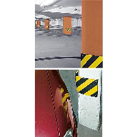 Impact Protection Hazard Strips for Columns