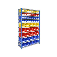 Container Rack with 57 Containers