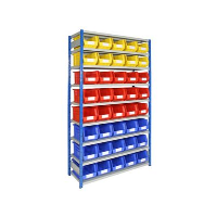 Container Rack with 40 Containers