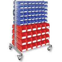 Bin Trolley with 144 Bins