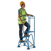 Fast Delivery Mobile Safety Steps with Steel Treads