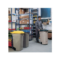 Plastic Waste and Recycling Bins 100 Litres in 6 Colours
