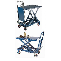 Single Scissor Lift Tables with Manual Lift