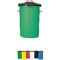 Plastic Dustbin with Lid - 72 Hrs Delivery