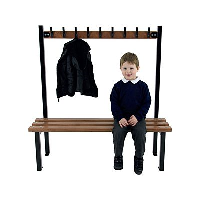 Junior Cloakroom Units - Single Sided with Coat Hooks