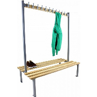 Extra Value Cloakroom Units - Double Sided with Coat Hooks