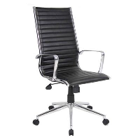 Bari Leather Faced Chair - 24 HR DELIVERY