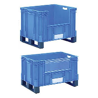 Large Plastic Containers with Fork Entry Skids - 3 DAYS DELIVERY