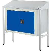 Team Leader Workstation with Double Cupboard - 5 Day Delivery