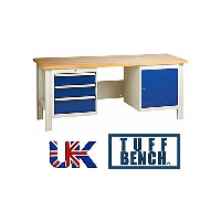 Tuff Benches - Industrial Workbenches with Cupboards/Drawers