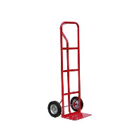 Value 150 kg P Handle Sack Truck, Solid Tyred Wheels - Fast Delivery