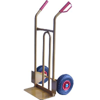 Value 300 kg Heavy Duty Sack Truck, Pneumatic Tyres - Fast Delivery