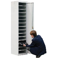 QMP Laptop Locker with 1 Door and 15 Compartments