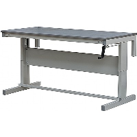 Premium Height Adjustable Workbenches with 20mm Linoleum Worktop