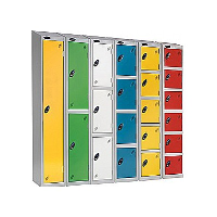 Probe Premium Sloping Top Lockers with Antibacterial Coating