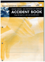 Accident Book CLEARANCE - Size A4