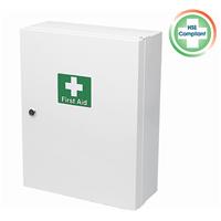 Metal Lockable Cabinet HSE 50 - Person Plus First Aid Kit