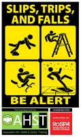 Slips, Trips and Falls Online ELearning Health and Safety Training Course - Approved by RoSPA.