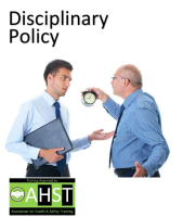 Disciplinary Policy Online Elearning Training Course - Approved by AHST