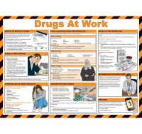 DRUGS AT WORK HEALTH AND SAFETY POSTER