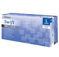 Polyco Swift Clear Vinyl Disposable Gloves