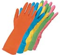 Clean Grip Rubber Household Glove Blue