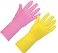 Keep Safe Natural Rubber Glove Pink