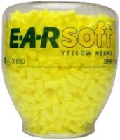3M EAR Earsoft Neons Foam Ear Plug Refill Bottle (500 Pairs)