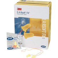 3M E.A.R.soft FX Corded Foam Ear Plugs (200 Pairs)