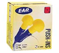 3M EAR Push-ins Corded Foam Ear Plugs (Box of 100)