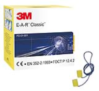 3M EAR Classic Corded Foam Ear Plugs (Box of 200)