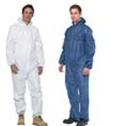 Keep Clean Disposable Hooded Coverall - Blue