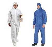Keep Safe Type 5/6 Short Life Hooded Coveralls - White