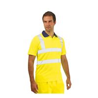 Keep Safe EN 471 High Visibility Short Sleeve Polo Shirt