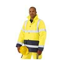Keep Safe EN 471 Two Tone High Visibility Safety Jacket