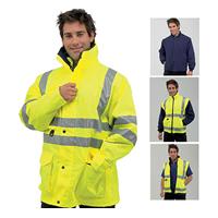 Keep Safe High Visibility EN 471 7-in-1 Multifunction Breathable Safety Jacket