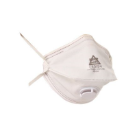 Keep Safe FFP3 Flat Fold Valved Respirator (Dust/Face Masks)