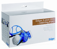 Drager Draeger X-plore Chemical Set Respirator + A1B1E1K1HGP3 Filters (Dust/Face Mask)