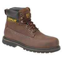 Cat Holton 6" Safety Boot - Honey