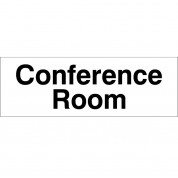 Conference Room - Health & Safety Sign DOR.17E - 300x100mm