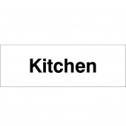 Kitchen - Health & Safety Sign DOR.25E - 300x100mm