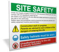 Site Safety Sign (SFB069)