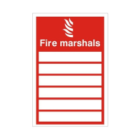 Fire Marshals - Health and Safety Sign (FEX.22)