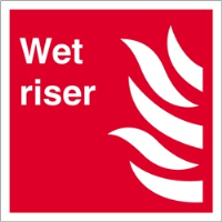 Wet Riser - Health and Safety Sign (FEX.13)
