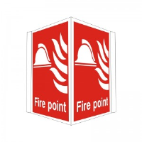 Fire Point - Projecting Health and Safety Sign (PRO.03)